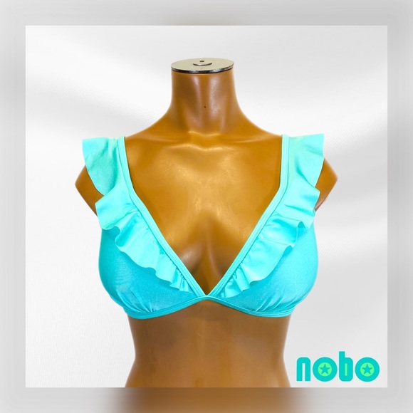 No Boundaries Other - 👙NO BOUNDARIES || Triangle Ruffle Bikini Top-